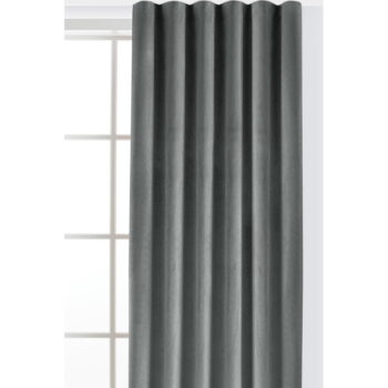 Sivý zamatový dimout záves 140x175 cm Velto – Filumi - Image 4
