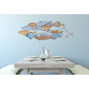 Kovová nástenná dekorácia 91x33,5 cm Fish – Mauro Ferretti - Image 2