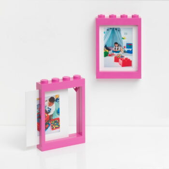 Ružový rámček na fotku LEGO®, 19,3 x 26,8 cm - Image 4