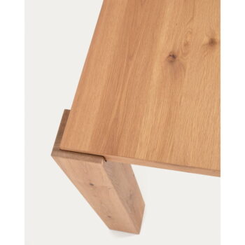 Jedálenský stôl v dekore duba v prírodnej farbe 110x220 cm Deyanira – Kave Home – Obrázok 6