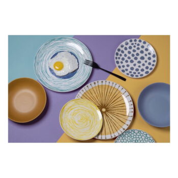 Dezertné porcelánové taniere v súprave 6 ks Marea – VDE Tivoli 1996 - Image 8