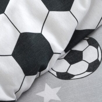 Flanelové detské obliečky na jednolôžko 135x200 cm Football Stars – Catherine Lansfield - Image 5