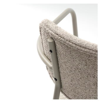 Krémovobiela jedálenská stolička Zama – Unique Furniture - Image 9