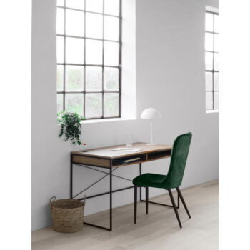 Pracovný stôl s doskou v dubovom dekore 60x120 cm Rivoli – Unique Furniture - Image 4