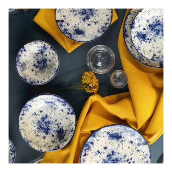 24-dielna sada porcelánového riadu Kutahya Jundo – Obrázok 5