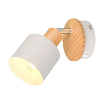 Bodové svietidlo v bielo-prírodnej farbe ø 9 cm Shanti – Trio - Image 2