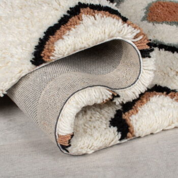 Krémový ručne tkaný vlnený koberec 160x230 cm Moroccan Midar – Flair Rugs - Image 3