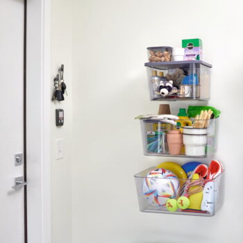 Nástenný úložný box z recyklovaného plastu iD Wallspace - iDesign - Image 4