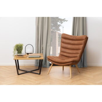 Konferenčný stôl v dekore divokého duba Actona Amble, 75 x 75 cm - Image 9