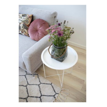 Kovový okrúhly odkladací stolík ø 47 cm Bastia – House Nordic - Image 5