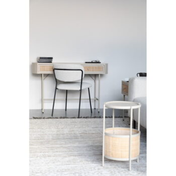 Béžový konzolový stolík 40x120 cm Amaya – White Label – Obrázok 9