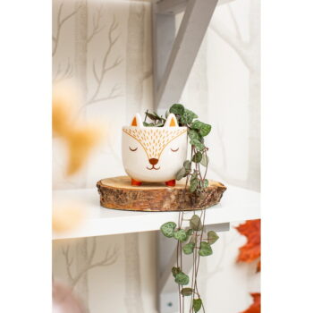 Kamenný obal na kvetináč ø 7 cm Woodland Fox – Sass & Belle – Obrázok 2