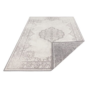 Sivo-krémový vonkajší koberec NORTHRUGS Cebu, 80 x 150 cm - Image 5