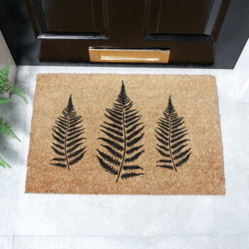Rohožka z kokosového vlákna 40x60 cm Fern Leaf – Artsy Doormats - Image 7