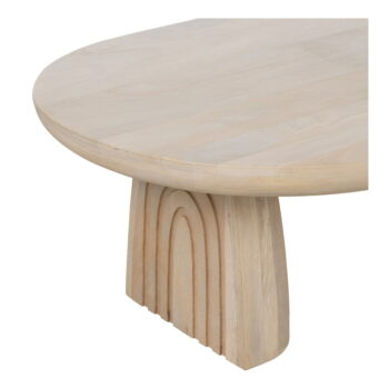Krémový konferenčný stolík z mangového dreva 71x107 cm Batel – Ixia – Obrázok 11