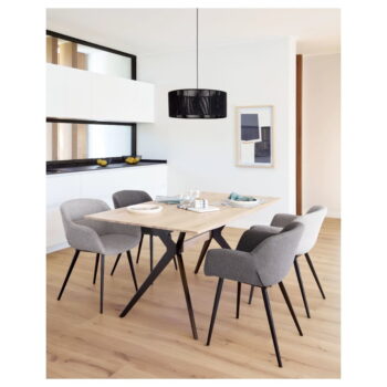 Čierne látkové tienidlo ø 47 cm Cantia - Kave Home - Image 7