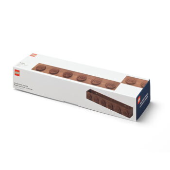 Detská nástenná polica z tmavo moreného dubového dreva LEGO® Wood - Image 7