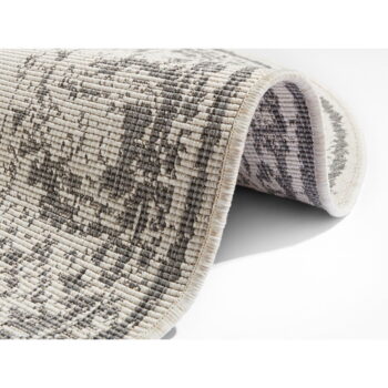 Sivo-krémový vonkajší koberec NORTHRUGS Borbon, ø 140 cm - Image 2
