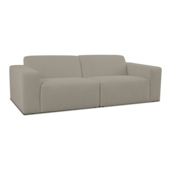 Svetlohnedá pohovka z textílie buklé 228 cm Roxy – Scandic - Image 2