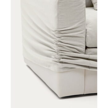Biely poťah na kreslo 140 cm Nora – Kave Home - Image 3