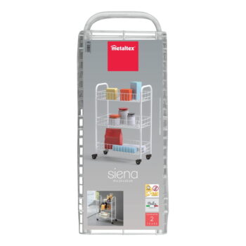 Pojazdný stojan s policami Metaltex Siena – Obrázok 2