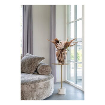 Hnedá sklenená váza (výška 29 cm) – House Nordic – Obrázok 3