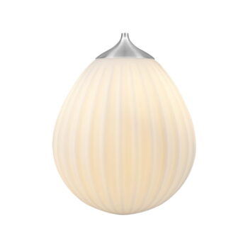 Tienidlo v bielo-striebornej farbe ø 27 cm Around the World Medium – UMAGE - Image 4