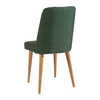 Zelená zamatová jedálenská stolička Stormi Sandalye – Kalune Design – Obrázok 2