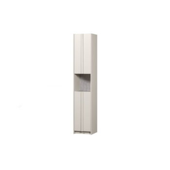 Krémovobiela modulárna skrinka z borovicového dreva 40x210 cm Basu – WOOOD - Image 2