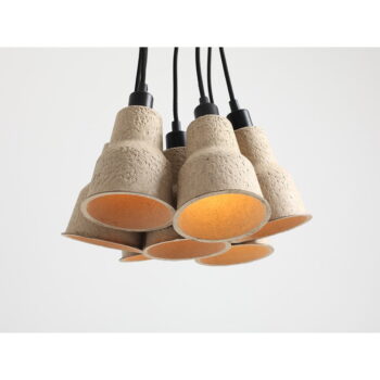 Béžové závesné svietidlo ø 32 cm Celulo – CustomForm - Image 2