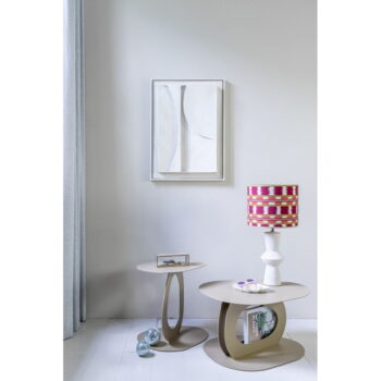 Béžový kovový konferenčný stolík 55x66 cm Tonda – Spinder Design - Image 6