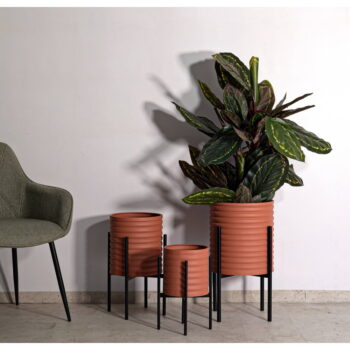 Kovové obaly na kvetináče v súprave 3 ks ø 36 cm Milly – Mauro Ferretti – Obrázok 2