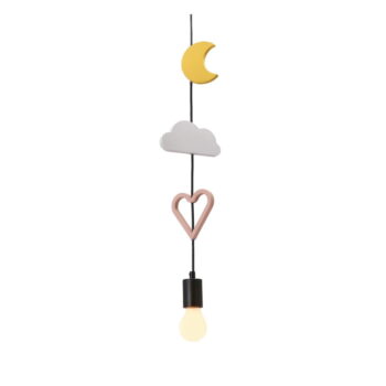 Žlto-svetloružové závesné svietidlo Trio – Candellux Lighting - Image 3
