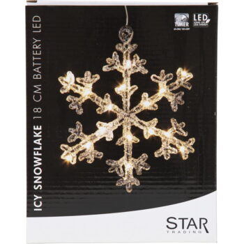 Svetelná dekorácia s vianočným motívom Icy Snowflake – Star Trading - Image 4