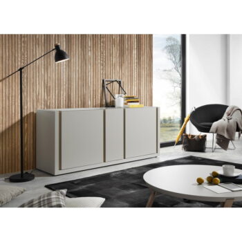 Biely konferenčný stolík Kave Home Solid, Ø 90 cm - Image 4