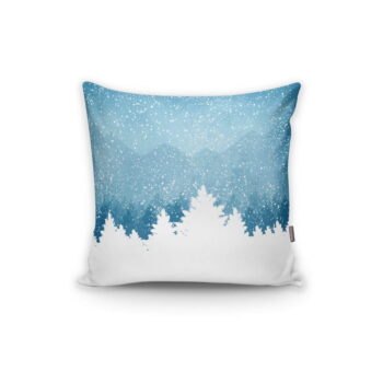Súprava 4 vianočných obliečok na vankúš a behúň na stôl Minimalist Cushion Covers Winter Wonderland - Image 4