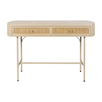 Béžový konzolový stolík 40x120 cm Amaya – White Label