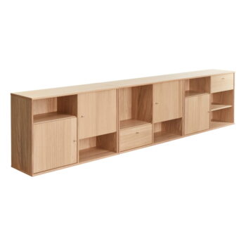 Nízka komoda v dekore duba 267x61 cm Mistral - Hammel Furniture - Image 4