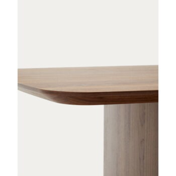 Hnedý jedálenský stôl v dekore orecha 100x200 cm Litto – Kave Home - Image 3