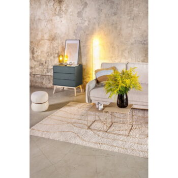 Zelenosivá nízka komoda 140x81 cm Pisco – Marckeric - Image 7
