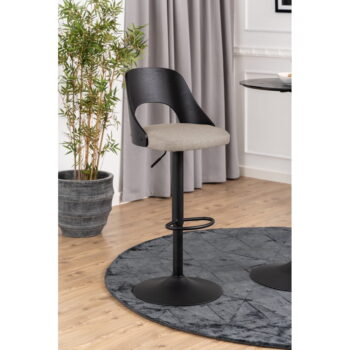 Béžové otočné barové stoličky v súprave 2 ks 113 cm Lucy – Actona - Image 10