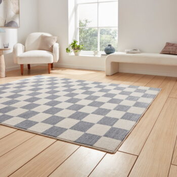 Modrý koberec 60x120 cm Baltimore – Think Rugs - Image 3