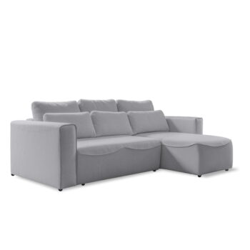 Svetlosivá rozkladacia rohová pohovka (variabilná) Homely Tommy – Miuform
