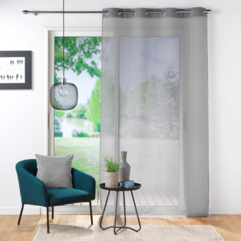 Sivá voálová záclona 140x240 cm Casual – douceur d'intérieur - Image 3