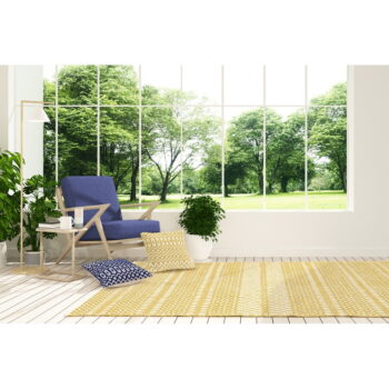 Bielo-žltý koberec Asiatic Carpets Halsey, 160 x 230 cm - Image 6