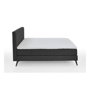 Antracitovosivá boxspring posteľ 160x200 cm ANCONA – Meise Möbel - Image 2