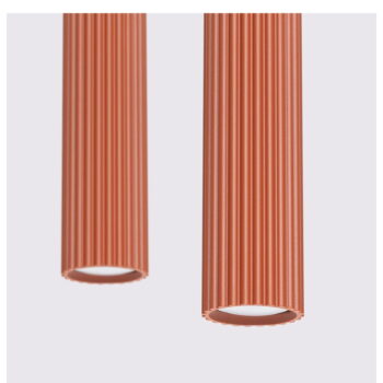 Závesné svietidlo v tehlovej farbe Gleam – Nice Lamps - Image 7