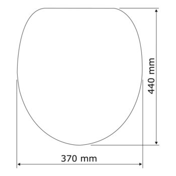 WC sedadlo 2 v 1 s detskou doskou Wenko Syros, 44, x 37,5 cm – Obrázok 2
