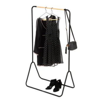 Čierny stojan na oblečenie Compactor Elias Clother Hanger, výška 145 cm - Image 2