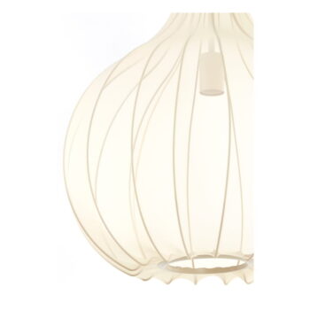 Béžové závesné svietidlo s textilným tienidlom ø 50 cm Elati – Light & Living - Image 6